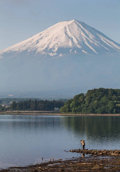 Berg Fuji en Kawaguchiko meer — Stockfoto