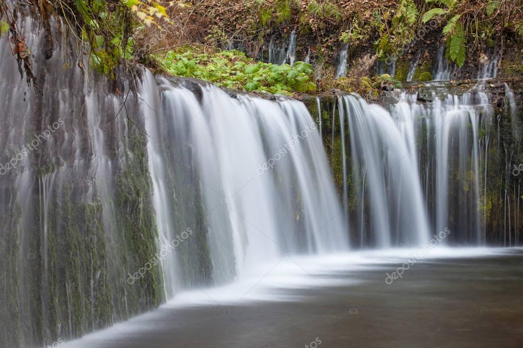 Shiraito Waterfall In Autumn Season Located In Forests North Of Downtown Karuizawa Japan Larastock