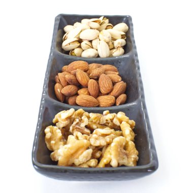 모듬된 혼합된 견과류