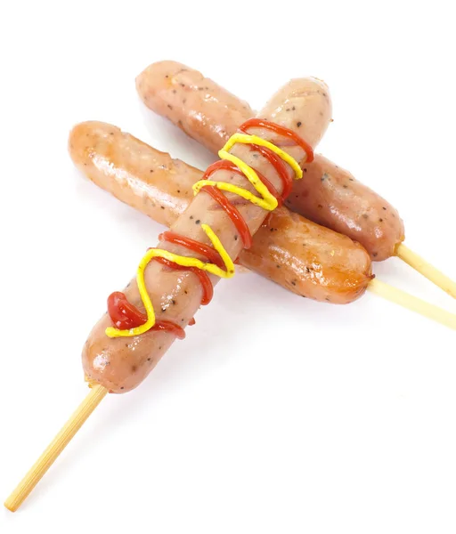 Leckere heiße Wurst — Stockfoto