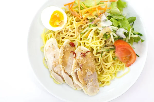 Noodle with pork and egg — Stock Photo, Image