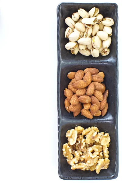 Diverse blandade nötter — Stockfoto