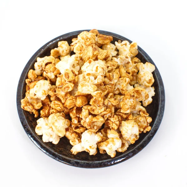 Popcorn niezdrowe przekąski — Zdjęcie stockowe