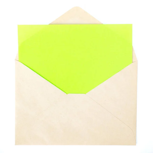 Κενό χρώμα χαρτιού Σημείωση — Φωτογραφία Αρχείου