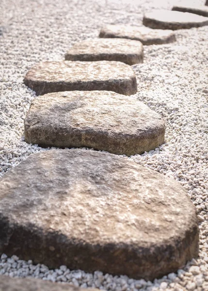 Caminho de pedra zen — Fotografia de Stock