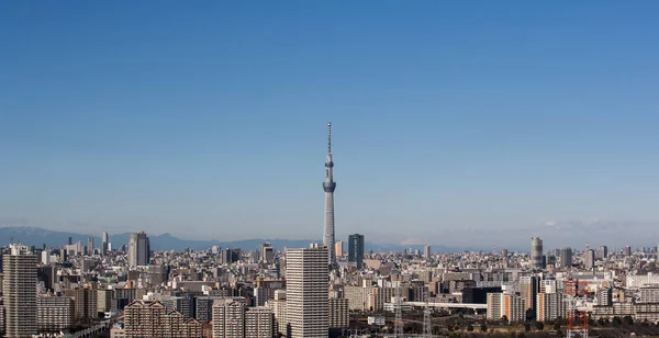 Utsikt över tokyo sky tree — Stockfoto