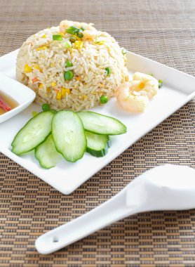 Asya Fried rice ile sebze 