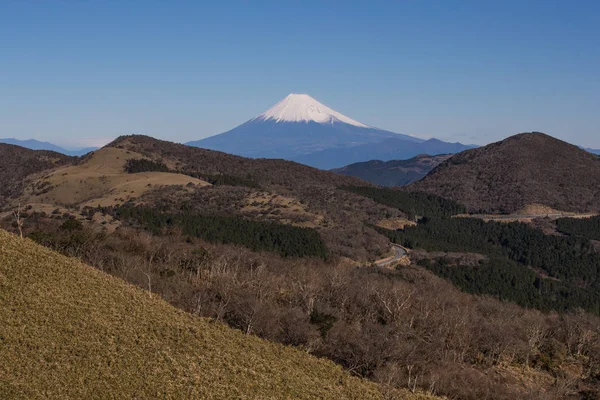 Hora Fudži v zimní sezóně — Stock fotografie