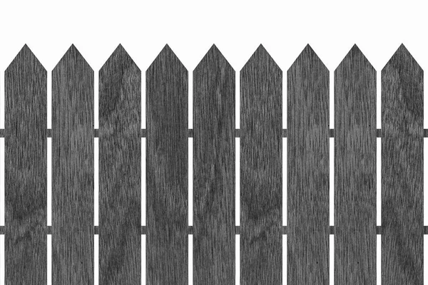 Fekete fa kerítés — Stock Fotó