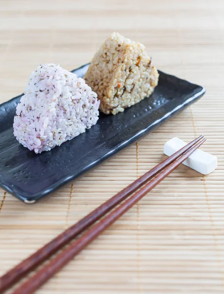 Japonské rýžové koule — Stock fotografie