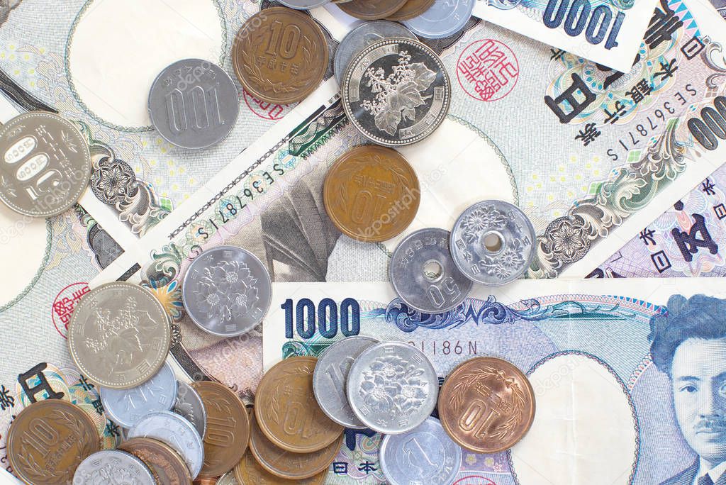 Billets d yens japonais   Photographie Torsakarin  154216598