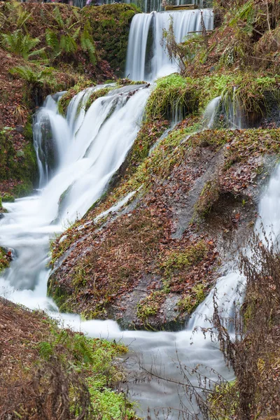 Водопад Ширайто осенью — стоковое фото