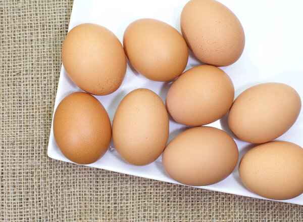 Fresh chicken eggs