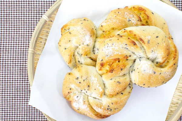 Homemade pastry with cheese — Stock Photo, Image