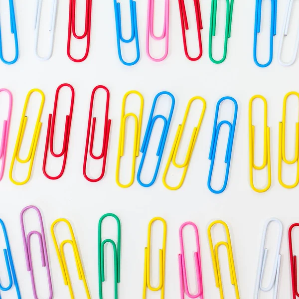 Metalen paperclips — Stockfoto