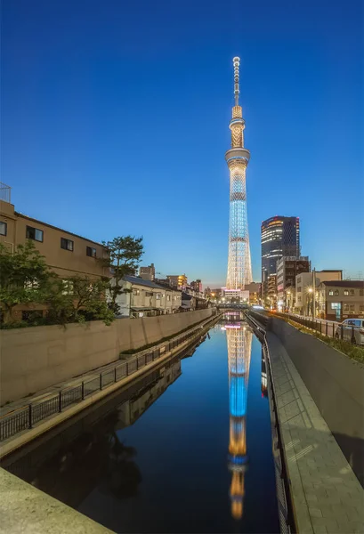 Pohled na Tokio Skytree — Stock fotografie
