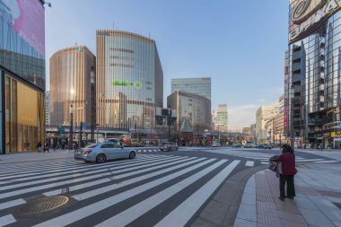 Cityscape Ginza bölgesinin