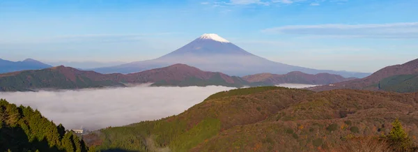 Berget Fuji och sjön Ashi — Stockfoto