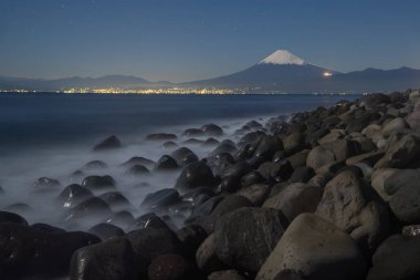 Dağ Fuji Suruga Körfezi ile