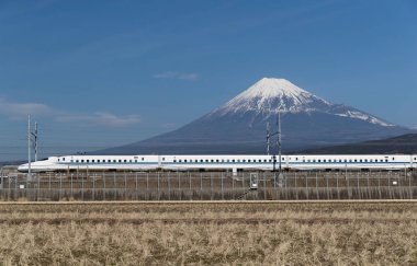 Tokaido Shinkansen dağ Fuji ile