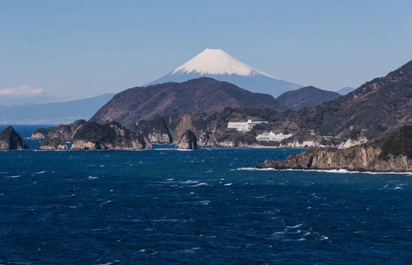 Berg Fuji en Japan zee — Stockfoto