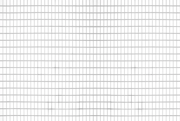 Białe mozaiki płytki ścienne — Zdjęcie stockowe