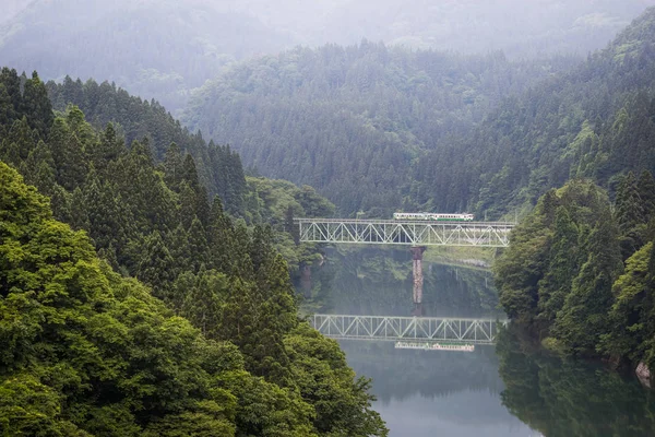 ローカル鉄道只見線 — ストック写真