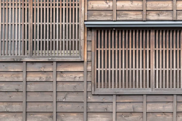 Japanska trä fönster — Stockfoto
