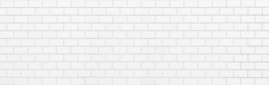 Beyaz tuğla duvar sorunsuz arka plan ve doku