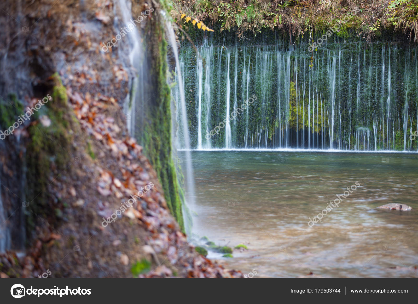 Shiraito Waterfall Autumn Season Located Forests North Downtown Karuizawa Japan Stock Photo Image By C Torsakarin
