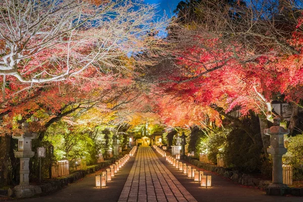 Ishiyamadera Świątyni Kyoto Jesieni — Zdjęcie stockowe