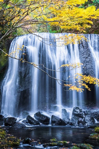 stock image Tatsuzawafudo Falls at Fukushima in autumn