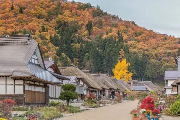 Fukushima Japonsko Listopad 2017 Ouchijuku Vesnice Město Fomer Post Trase — Stock fotografie