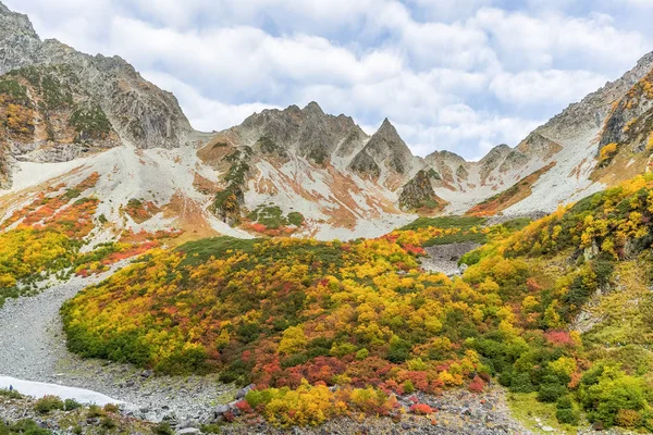 Autumn Color Kamokochi Karasawa Nagano Japan — Stock Photo, Image