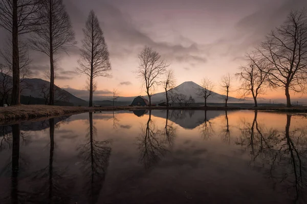 Montanha Fuji Manhã Acampamento Fumotopara Fujinomiya Prefeitura Shizuoka — Fotografia de Stock