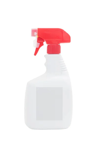 Fehér Spray Palackot Elszigetelt Fehér Background — Stock Fotó