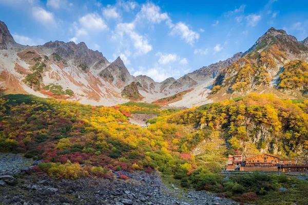 Autumn Color Kamokochi Karasawa Nagano Japan — Stock Photo, Image
