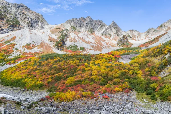 Autumn Color Kamokochi Karasawa Nagano Japan — Stock Photo, Image