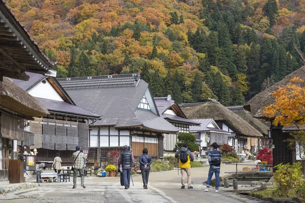 Fukushima Japonsko Listopad 2017 Ouchijuku Vesnice Město Fomer Post Trase — Stock fotografie