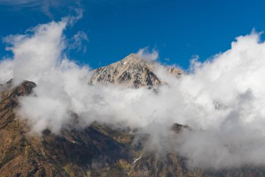 Nagano, Hakuba dağda sonbahar manzarası