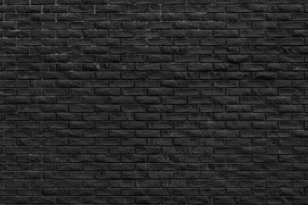 Black Brick Wall Background Pattern — Stock Photo, Image