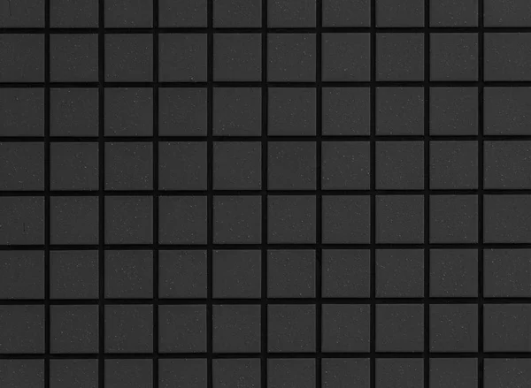 Mosaico Negro Fondo Pared Patrón — Foto de Stock