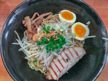 Kuru ramen erişte Üstten Görünüm 