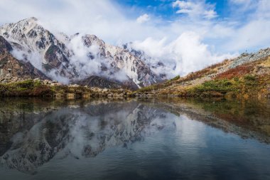 Hakuba dağ Güz, Nagano, Japonya.