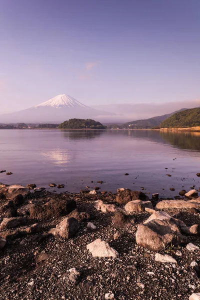 日本の山富士と河口湖湖 — ストック写真
