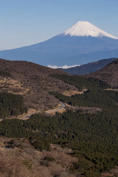 Veduta Del Monte Fuji Nella Stagione Invernale Nella Città Izu — Foto Stock