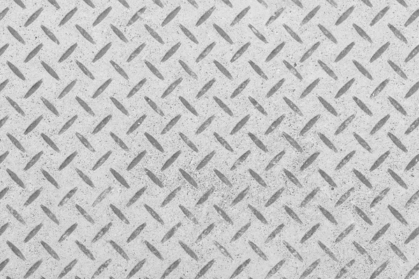 White Diamond Plate Floor Background — Stock Photo, Image