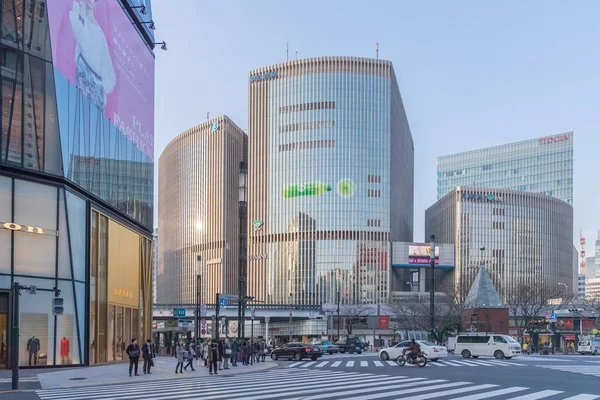 Japan Tokyo Mars 2017 Stadsbilden Ginza Distriktet — Stockfoto