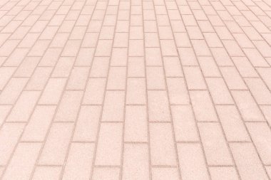 Açık blok taş döşeme zemin arka plan ve doku deseni