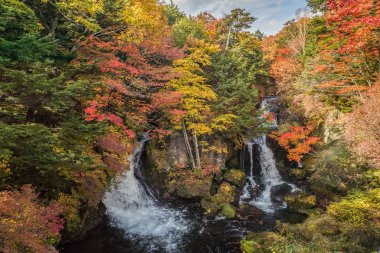 Ryuzu düşmek Nikko Milli Parkı sonbahar